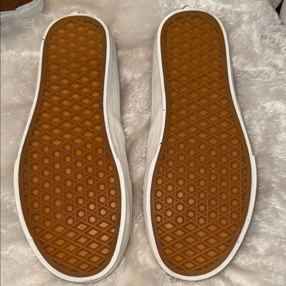 Vans White‎ and Brown Men's or women’s Sneakers